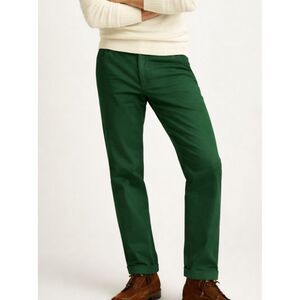 Bononos Green Corduroy Athletic Fit Stretch 5-Pocket Pants 36 x 28 Mens